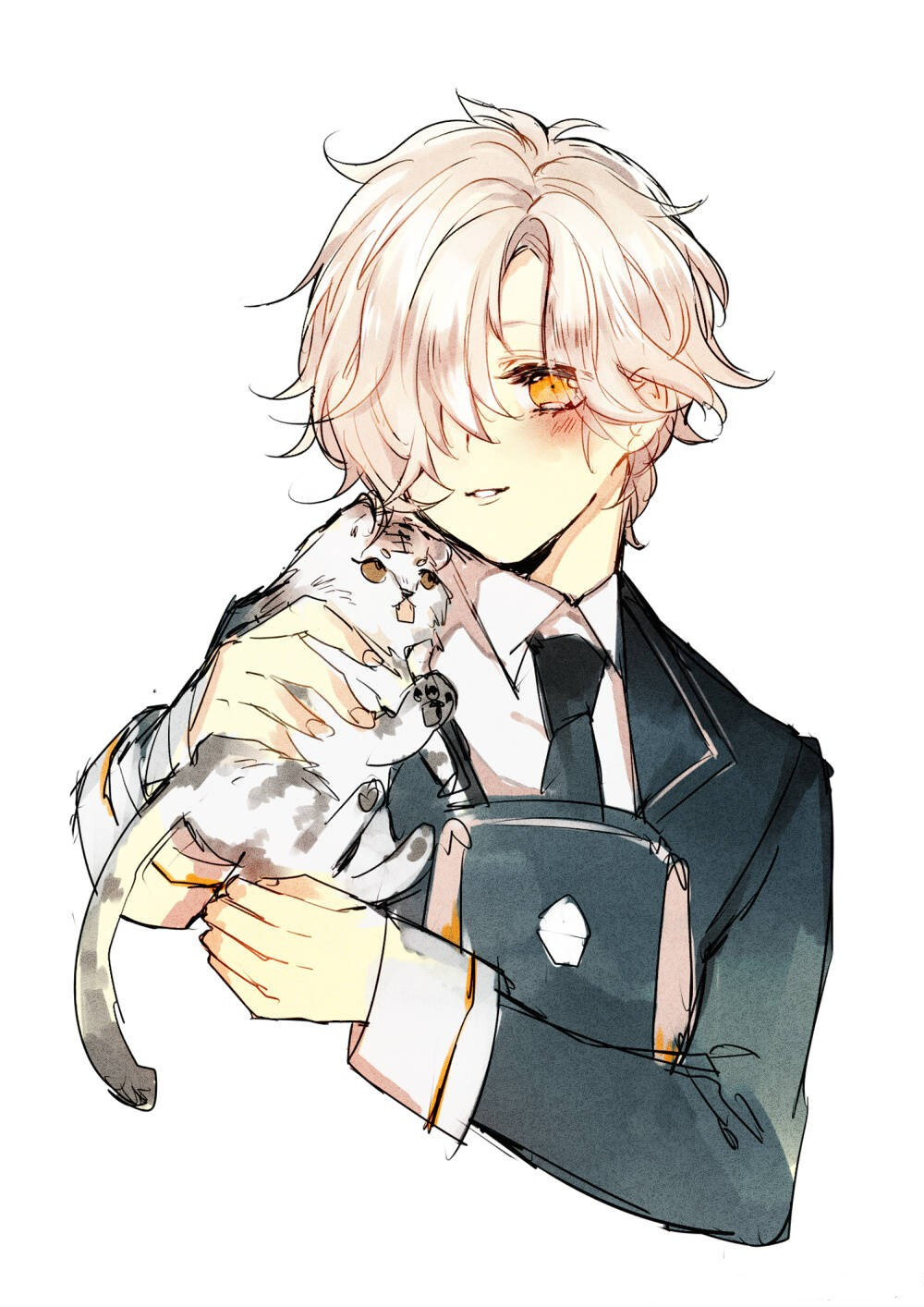 【侵刪】刀剑乱舞#五虎退#妖孽#美少年#漫画#半次元#插画#手绘#p站