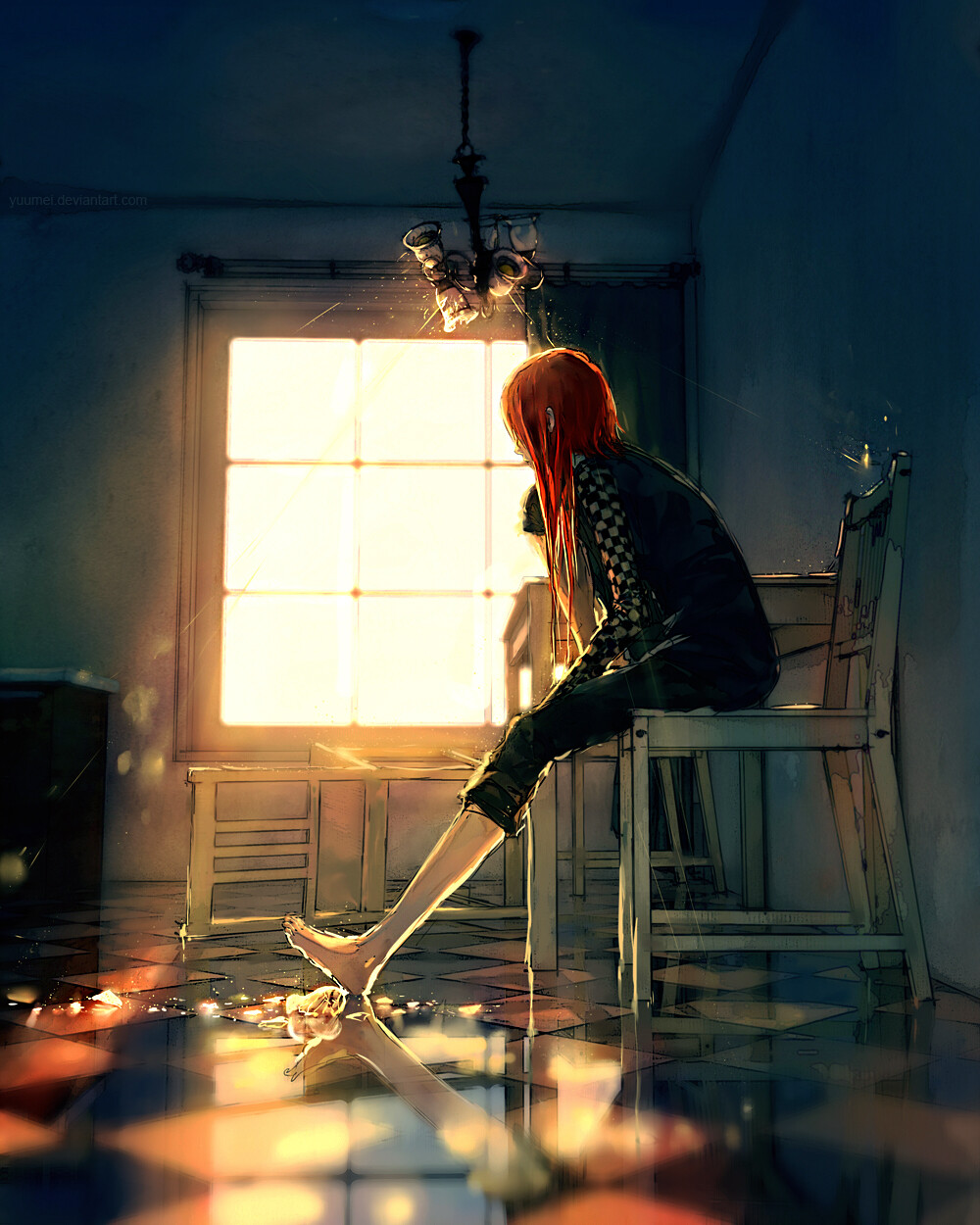 Leave it Broken ：A scene from Fisheye Placebo.| Yuu [pixiv] http://www.pixiv.net/member_illust.php?mode=medium&amp;amp;illust_id=30643786