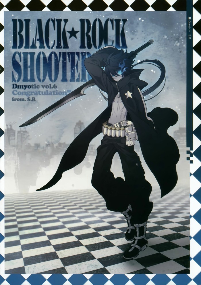 青年の黑岩射手《BLACK★ROCK SHOOTER》 名字(中文)：黑岩射手 名字(英文)：Black★Rock Shooter 名字(日文)：ブラック★ロックシューター