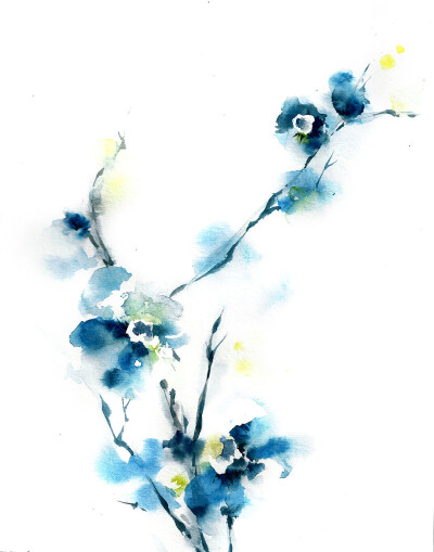  “ 梦幻”Flower水彩画--Sophie R 以色列