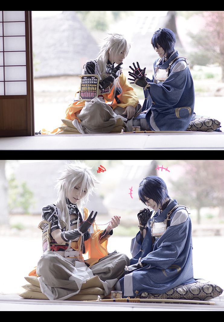 cos 刀剑乱舞 三日月宗近 小狐丸 CN：kuryu &amp;amp; 奈琴