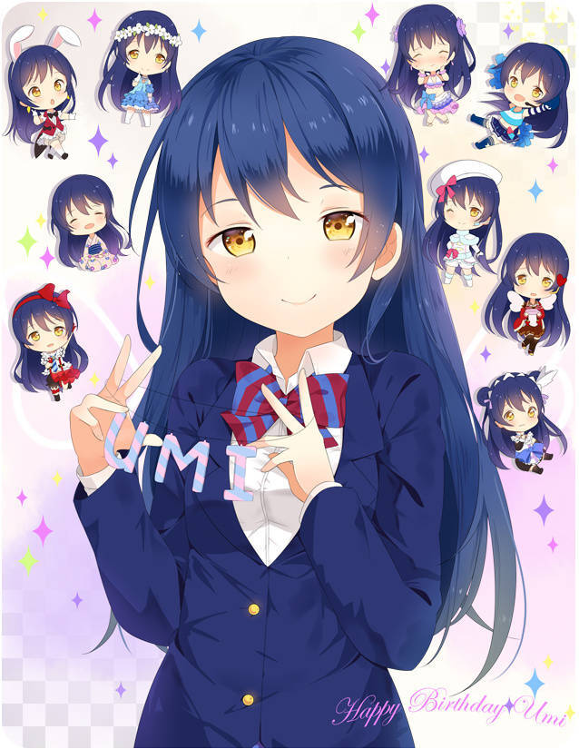 【Love Live ！】 『园田海未』 #3．15园田海未诞生祭# umi 酱ヽ(*´з｀*)ﾉ happy birthday