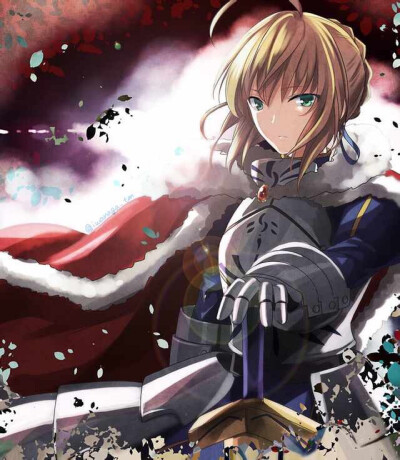 吾王 saber 阿尔托利亚 潘德拉贡 亚瑟王 骑士王 呆毛 fate stay night ; fate zero 系列 _慕凌