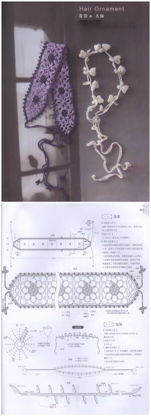 换个头饰，美美地开始新的一周。 #钩织图解#