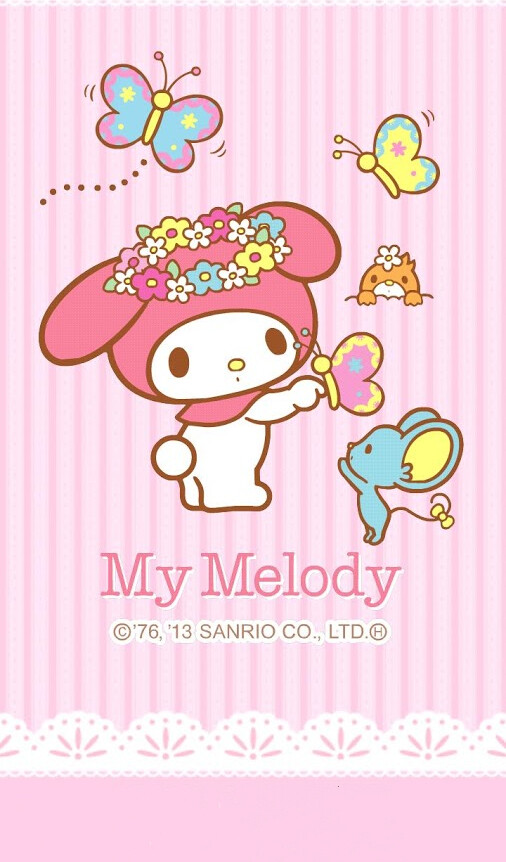 sanrio melody官網主題繫列壁紙 本宮很大方網絡上的圖不打水印 但請尊重別人的勞動成果 別盜圖 2015 4 27