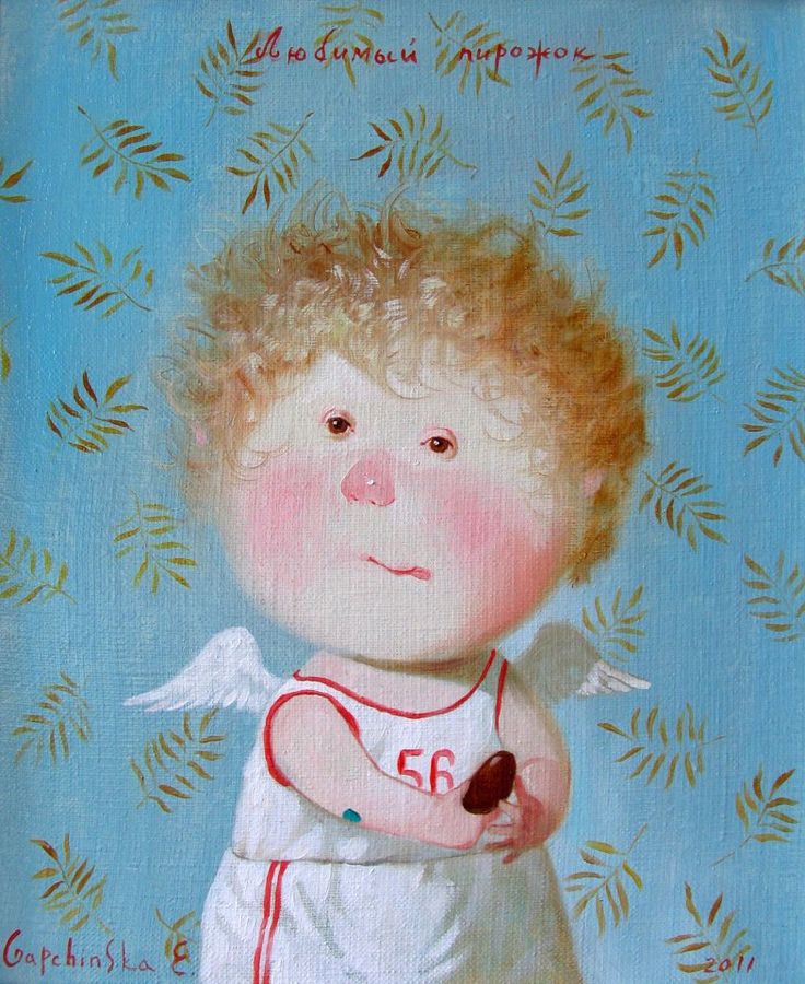 来自乌克兰插画家。Eugene Gapchinska的一组手绘儿童插画，她创作了许许多多粉红色皮肤的可爱小孩，一同分享给大家。