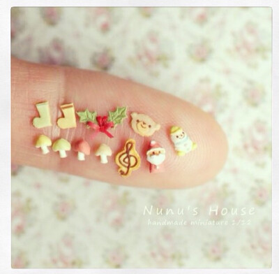 日本微型艺术家田中智创作迷你食物 萌萌哒 ins:nunus_house