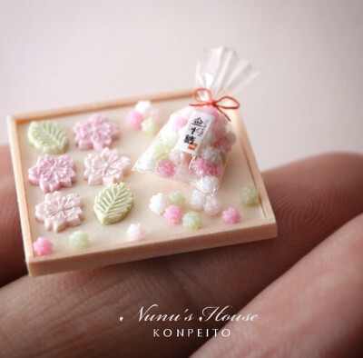 日本微型艺术家田中智创作迷你食物 萌萌哒 ins:nunus_house