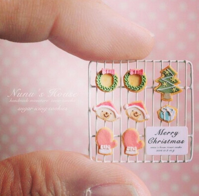 日本微型艺术家田中智创作迷你食物 萌萌哒 ins:nunus_house