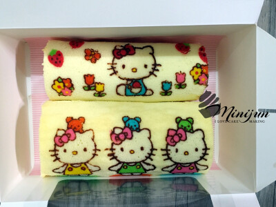 kitty蛋糕卷