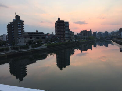 广岛夕阳