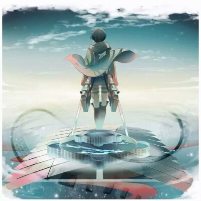 【侵刪】#进击的巨人#兵长利威尔#头像#插画#手绘#动漫同人#唯美#自由之翼#