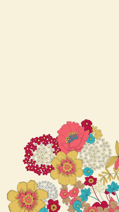 #平铺#苹果6高清壁纸，iPhone 6 plus高清壁纸，不是高清我不发，更多同系列关注我主页，花纹，色彩，纹路，碎花，卡通