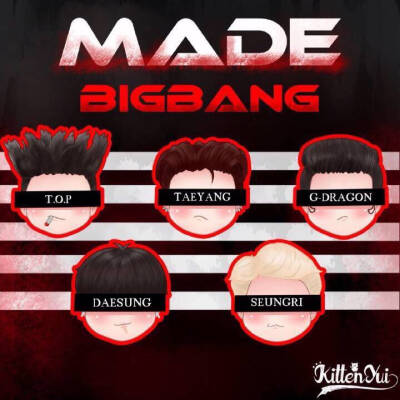 BIGBANG.GD.TAEYANG.TOP.VI.DASHENG.☞卡通☜