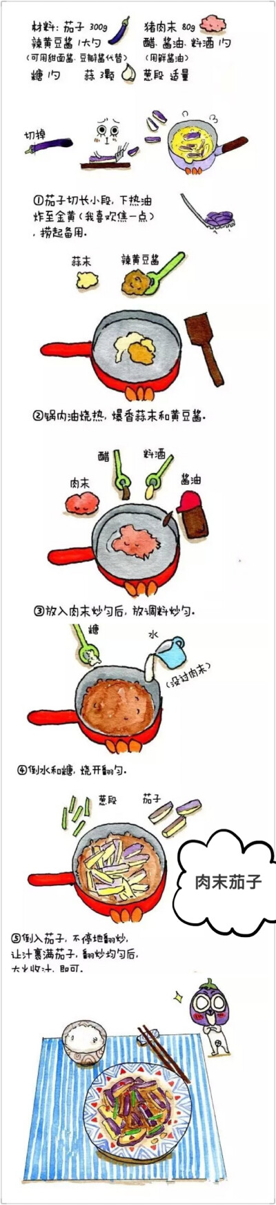 肉末茄子…