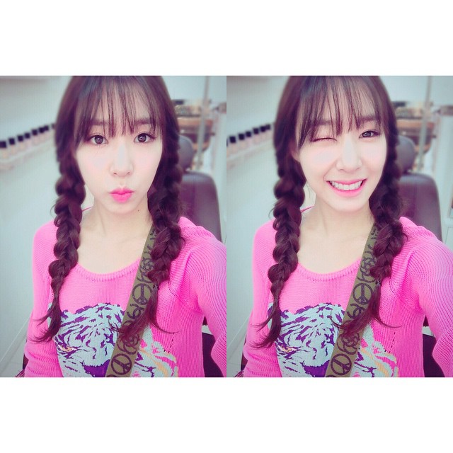 少女时代 黄美英 tiffany 帕尼 自拍 ins图片