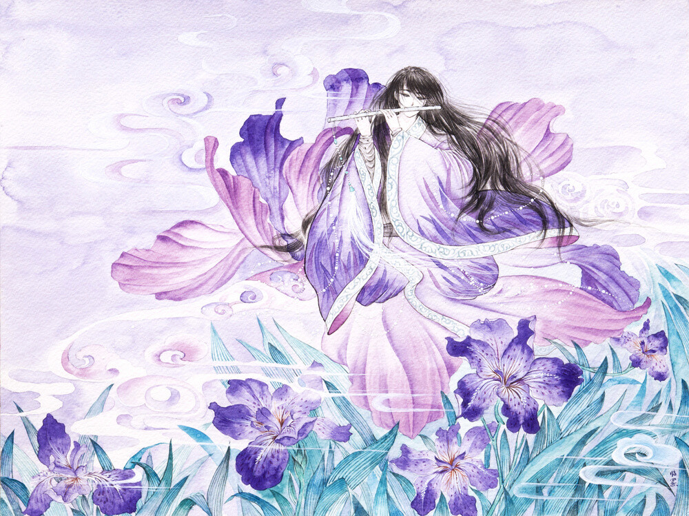 鸢尾作者临墨