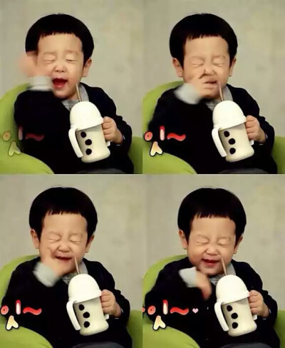 。。。这娃太可爱了