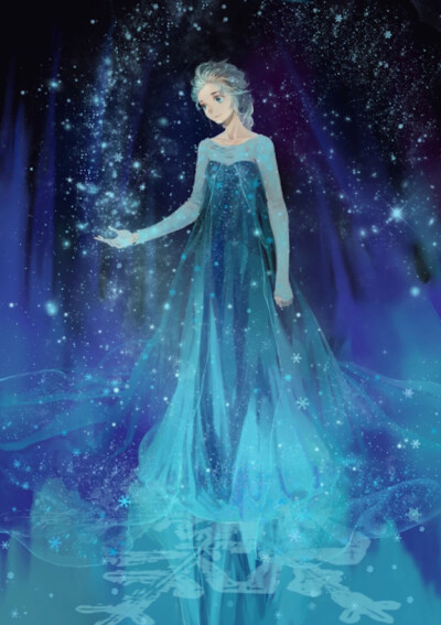 冰雪奇缘 frozen 女王 Elsa 梦幻 唯美