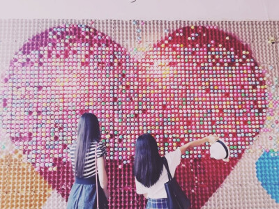 拍摄女战士 小清新 love me