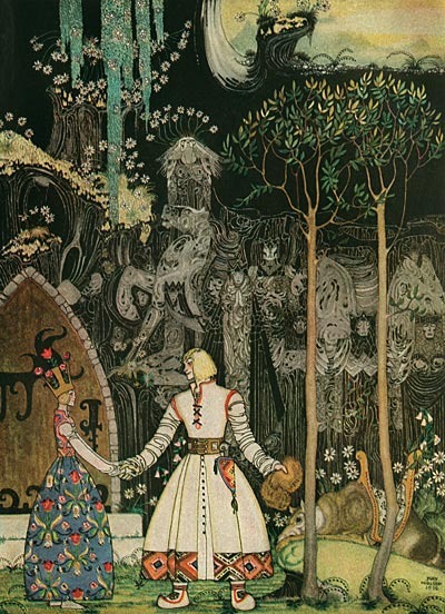 Kay Nielsen（1886-1957童话绘本界的比亚兹莱——丹麦怪杰凯·尼尔森，曾有评论家说，对安徒生童话诠释得最贴切的是丹麦插图画家。这里说的便是绘本怪杰凯·尼尔森（Kay Nielsen)。他与亚瑟（Arthur Rackham）和埃德蒙（Edmund Dulac）并称20世纪初绘本三巨头。三人中以凯的风格最为另类前卫，经历也最为坎坷。