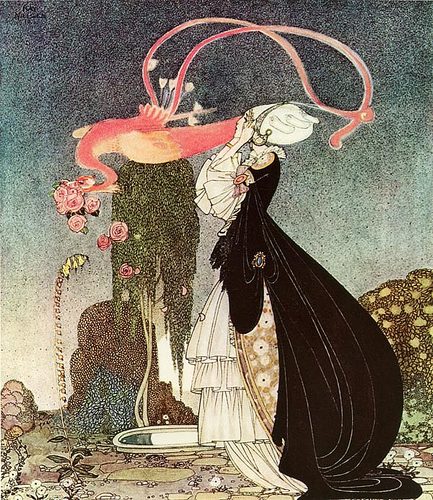 Kay Nielsen（1886-1957童话绘本界的比亚兹莱——丹麦怪杰凯·尼尔森，曾有评论家说，对安徒生童话诠释得最贴切的是丹麦插图画家。这里说的便是绘本怪杰凯·尼尔森（Kay Nielsen)。他与亚瑟（Arthur Rackham）和埃德蒙（Edmund Dulac）并称20世纪初绘本三巨头。三人中以凯的风格最为另类前卫，经历也最为坎坷。