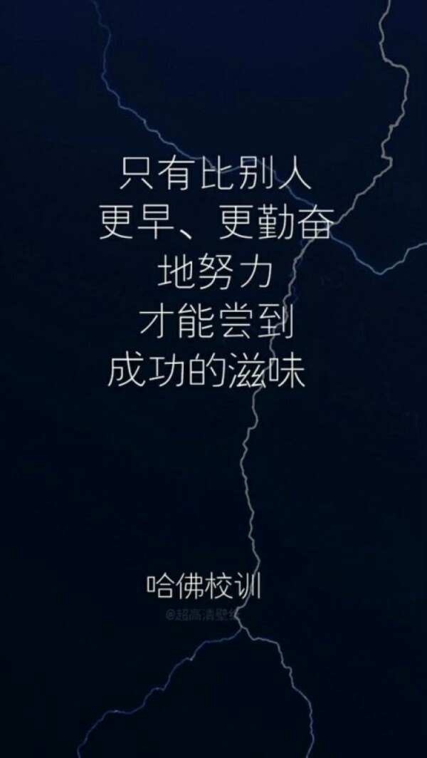 哈佛校训 励志壁纸 充满正能量