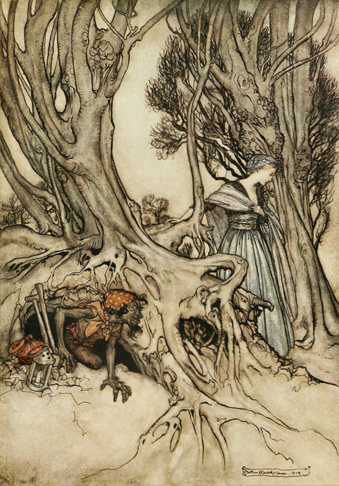 Arthur Rackham（1867年9月19日— 1939年9月6日），英国著名插画艺术家