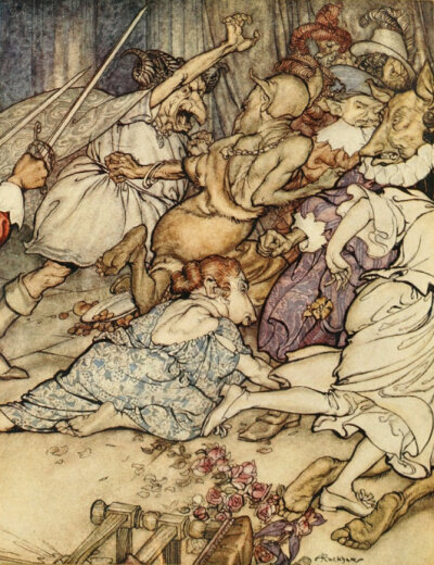 Arthur Rackham（1867年9月19日— 1939年9月6日），英国著名插画艺术家