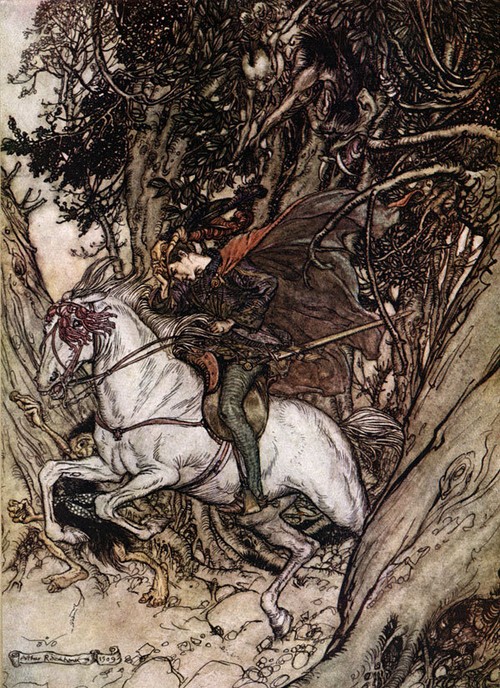 Arthur Rackham（1867年9月19日— 1939年9月6日），英国著名插画艺术家