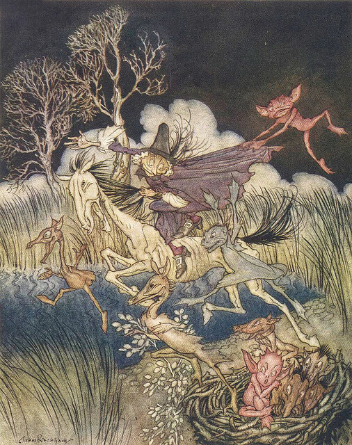 Arthur Rackham（1867年9月19日— 1939年9月6日），英国著名插画艺术家