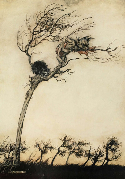 Arthur Rackham（1867年9月19日— 1939年9月6日），英国著名插画艺术家