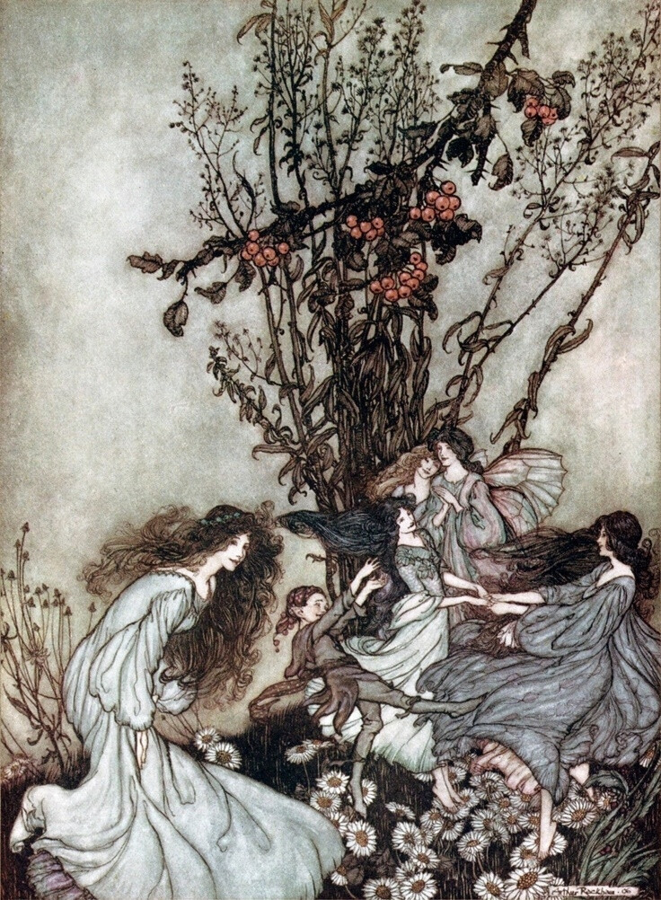 Arthur Rackham（1867年9月19日— 1939年9月6日），英国著名插画艺术家