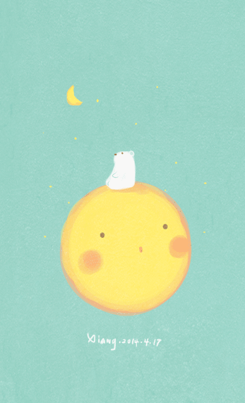 炒鸡萌的薄荷绿北极熊～萌啊萌啊～［坐着太阳看月亮］