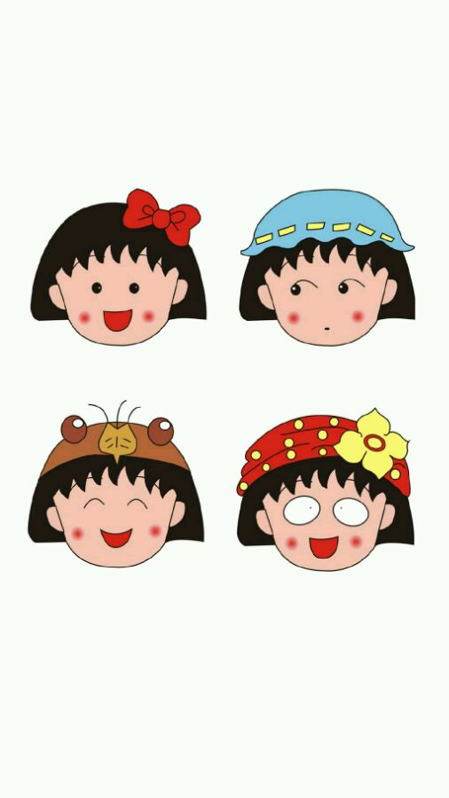 iphone壁纸 iphone4壁纸 iphone5壁纸 iphone6壁纸 Android壁纸 小清新 欧美 平铺 壁纸 皮肤 纯色 桌面 手机桌面 锁屏 樱桃小丸子 人物 简单 大图 插图 韩系 暖系『堆糖搜索：大西轰_』