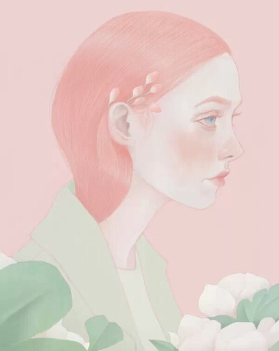 这个人的插画色调特别高级^ω^ 【Hsiao Ron Cheng（郑晓嵘），1986年出生在台湾的插画艺术家。她的作品灰色温柔，充满着怪诞的想法。】