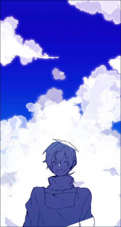 【侵删】闻到了夏天的味道…【かげぷろぐ⑦ | たむむら】 #pixiv#动漫同人#唯美#插画#手绘#少年#二次元#天空#壁纸#