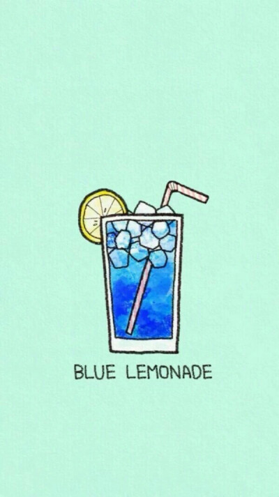 蓝色柠檬