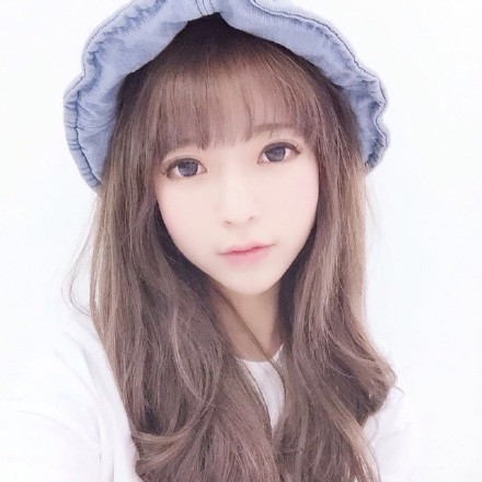 女生头像 无水印头像 小清新头像 空气刘海 长发 卷发
