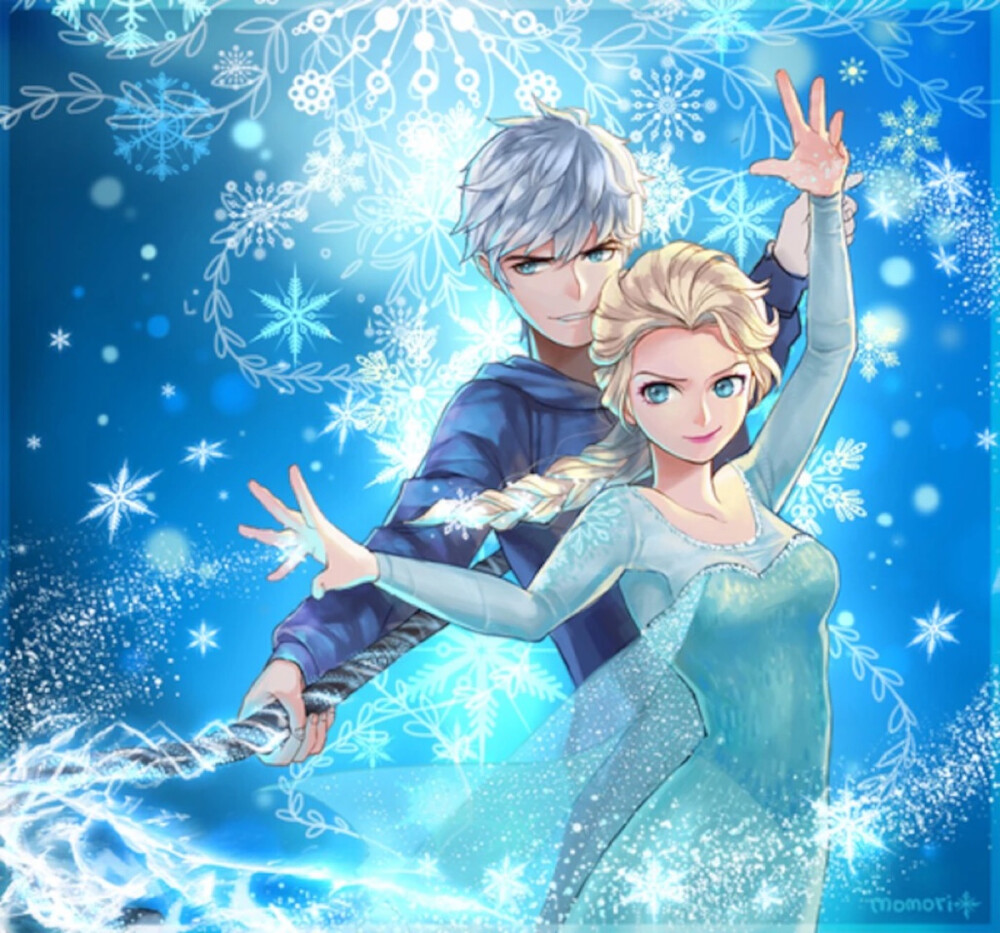 冰雪奇缘 frozen 守护者联盟 jelsa 梦幻