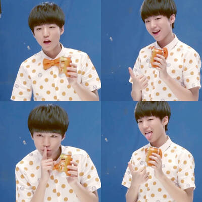 #王俊凯##TFBOYS王俊凯##从开始到未来，只为王俊凯#萌萌哒四连拍