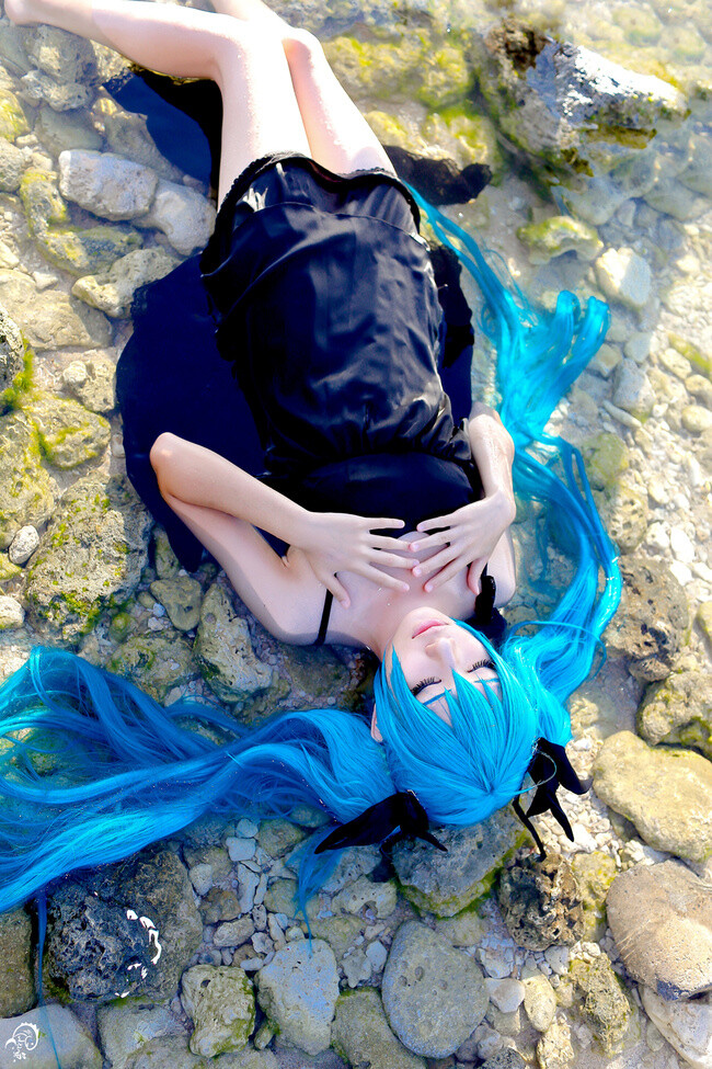 【cos】初音未来 初音ミク 深海少女 mikuCN：科學麵 VOCALOID v家 cosplay 二点五次元 虚拟歌姬 侵删致歉