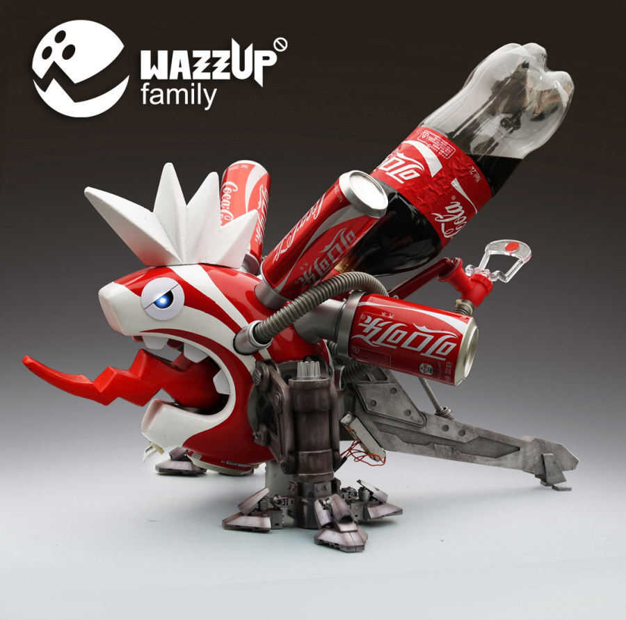 可口可乐 X WAZZUP family 乐在2012 手办 原型 手工艺术