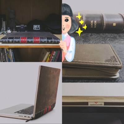 #安利好货# Twelve South BookBook MacBook pro retina 15寸 复古书 保护套( ˃᷄˶˶̫˶˂᷅ )实物真是貌美到没朋友~拍不出来嘤嘤嘤