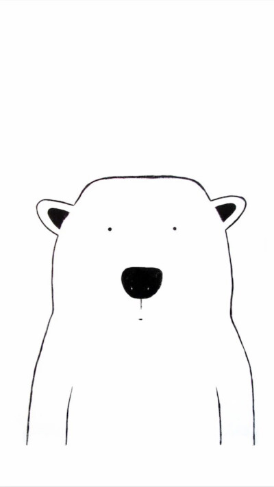 我是一只北极熊 卡通壁纸头像ing