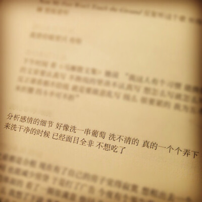 感情这东西不能用放大镜对着看 表面的光鲜亮丽底下是不为人知的秘密和漏洞