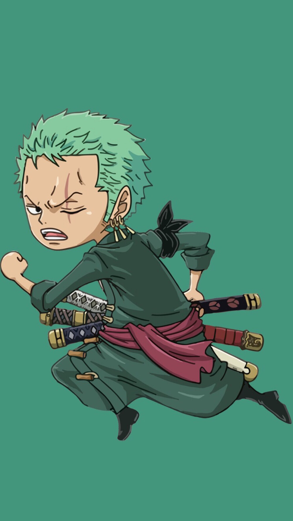 One Piece！Run！Run！Zoro！Run！Run！（via：weibo@可爱的外表下一定隐藏着什么）