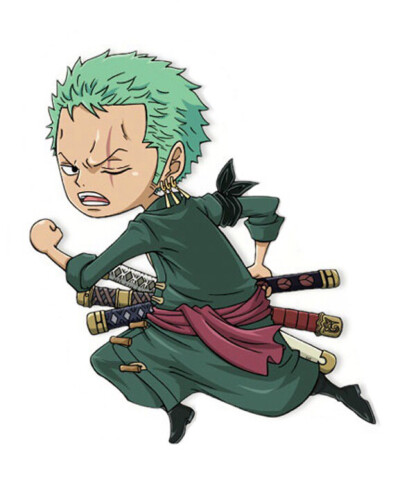 Zoro！Run！Run！（via：weibo@巧克D）