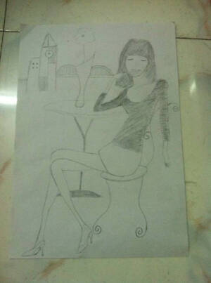 简笔画   画的好像自己