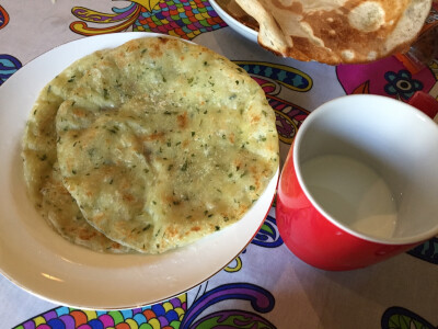 葱油饼芝士味～